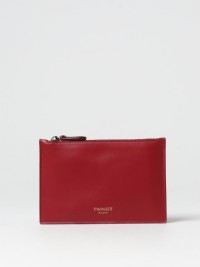 TWIN SET BUSTINA IN PELLE NECESSAIRE ROSSO